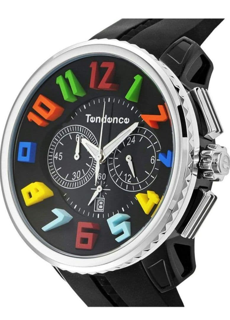 テンデンス ガリバー ラウンド クロノグラフ ブラック 日本限定モデル