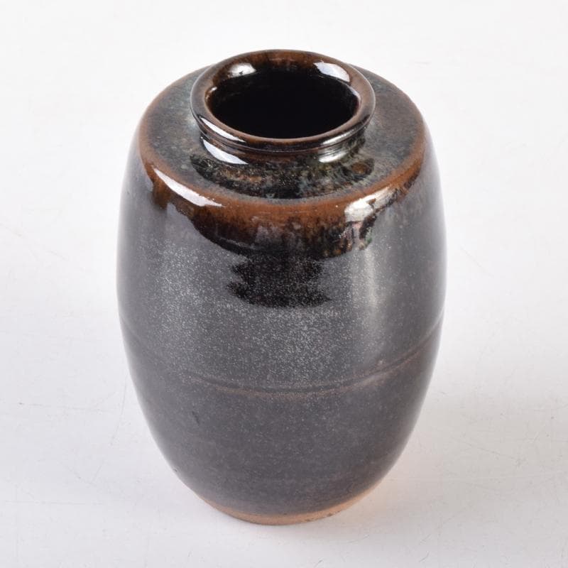 茶道具 京焼 平安喜山造 肩衝茶入 仕覆付 共箱 V 6994 - メルカリ