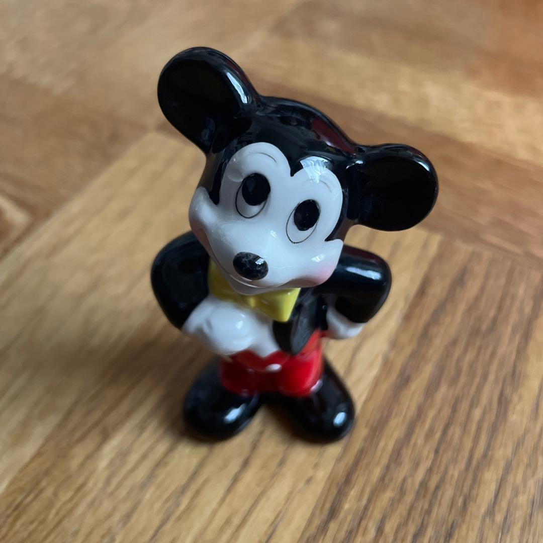 レトロ ディズニー ミッキー 東京ディズニーランド マウス 置物 陶器