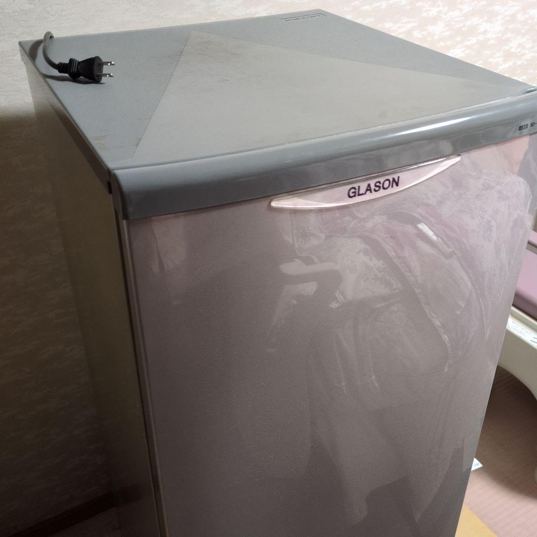 ★とど★GLASON 冷凍庫 3段引き出し シルバー