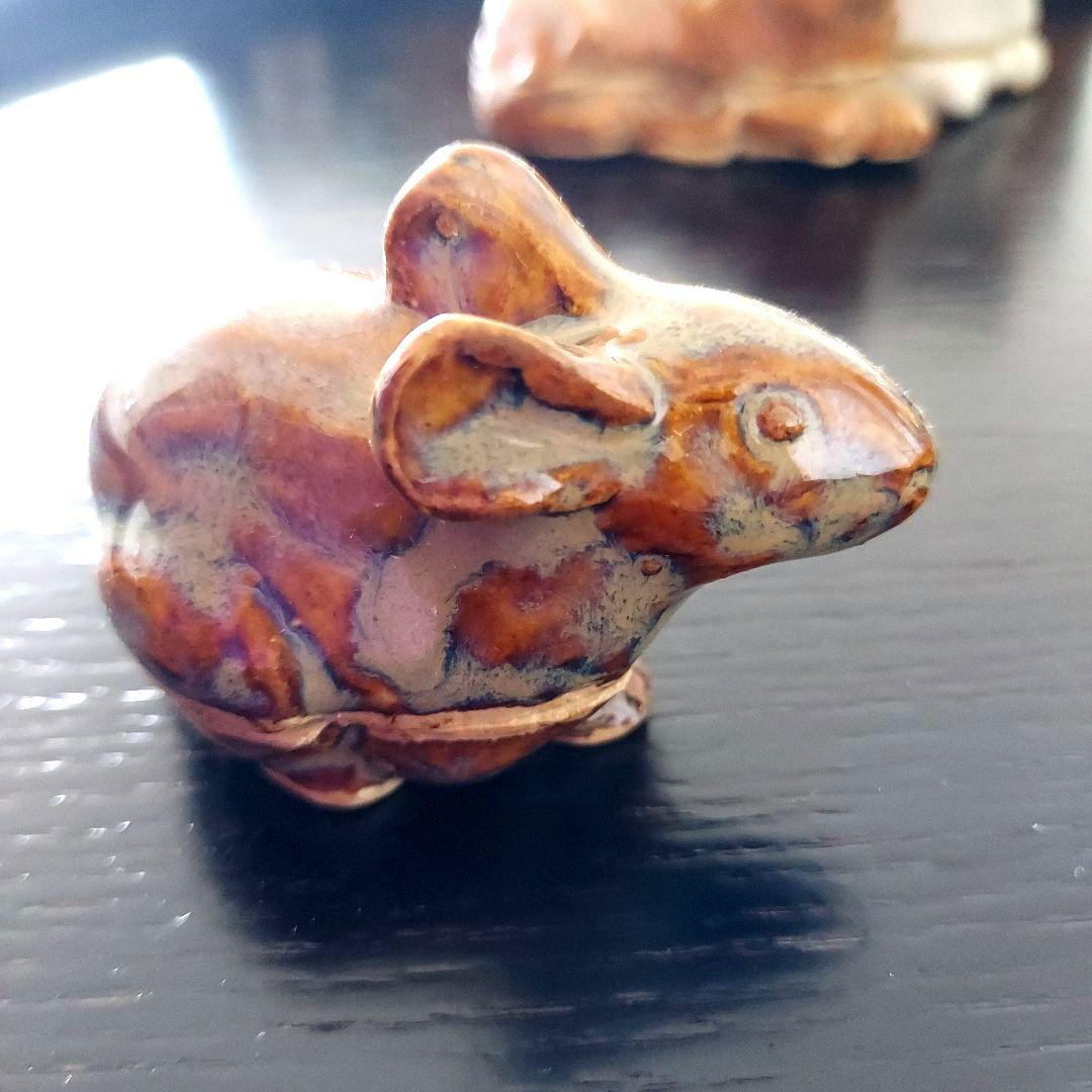 香合　赤膚焼　5点セット