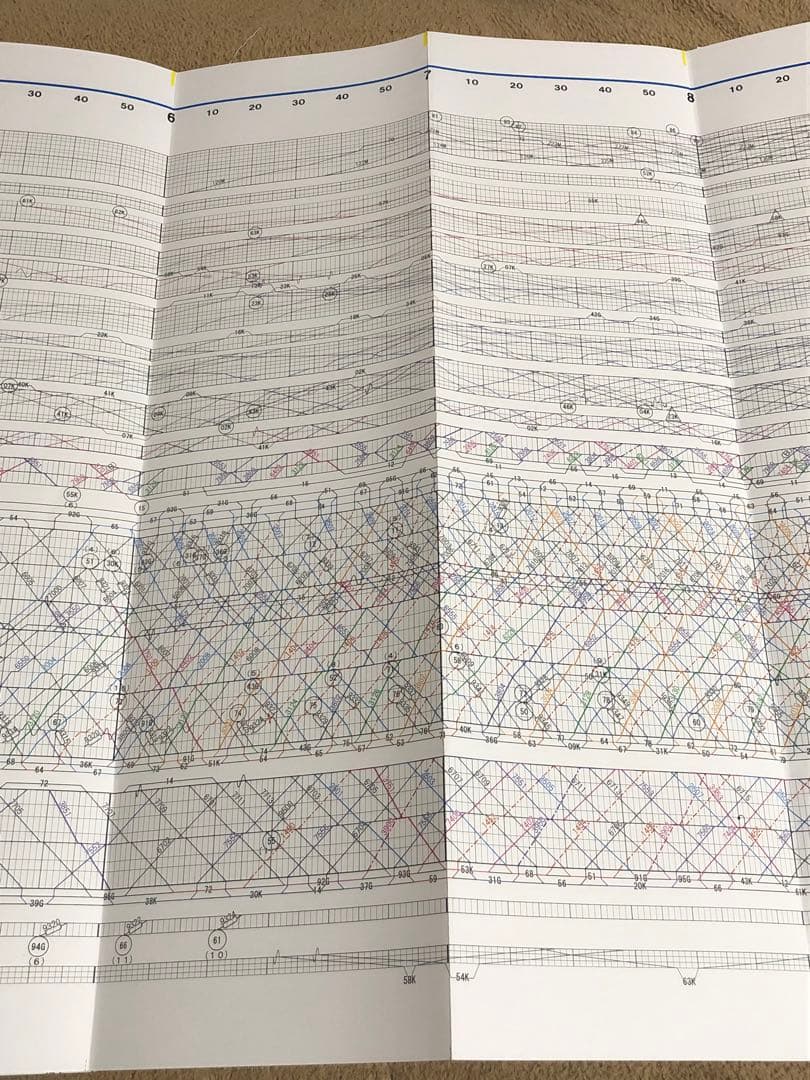 【表紙付】相模鉄道(相鉄)列車運行図表　ダイヤ　2023年3月改正 大型タイプ