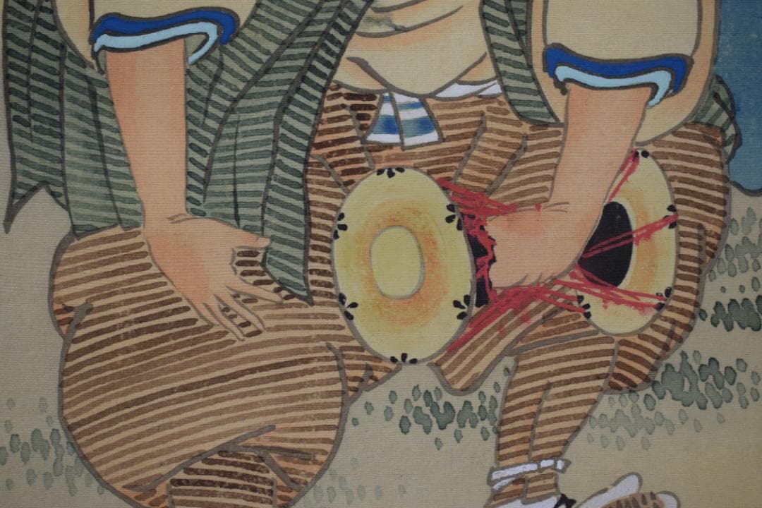 作者不詳/三河萬歳/正月掛/祝事掛/掛軸☆宝船☆Y-820 JM