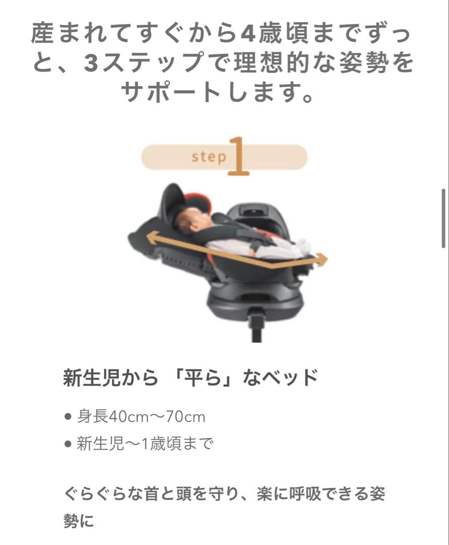 チャイルドシート　Aprica Fladeat +