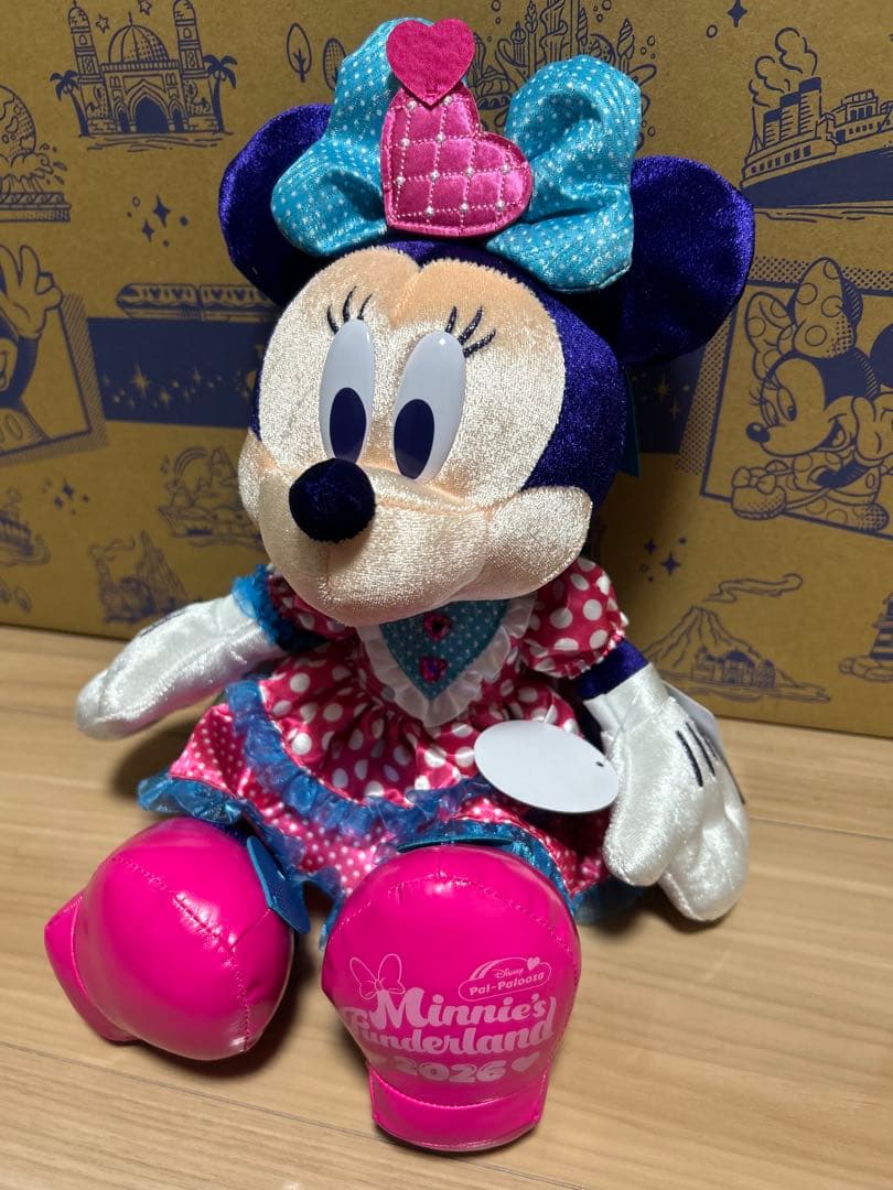 3点❤︎ ディズニーランド パルパルーザ ミニーぬいぐるみ ミッキー ミニーぬいば