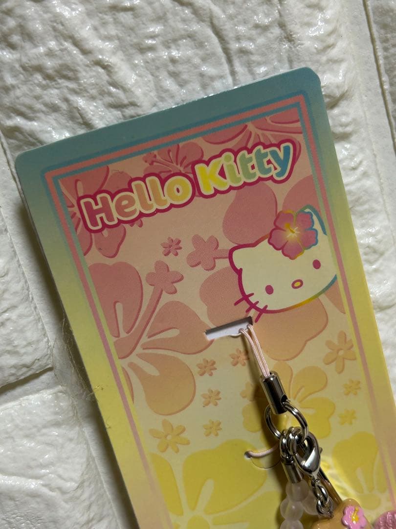 ご当地キティ【グアム限定】根付ストラップ 2点セット 2003・2006年