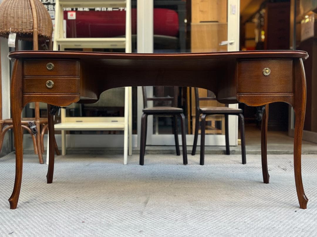 現行モデル☆松永工房／カンティーニュ／デスク／パソコンデスク／オーク材／ナラ材