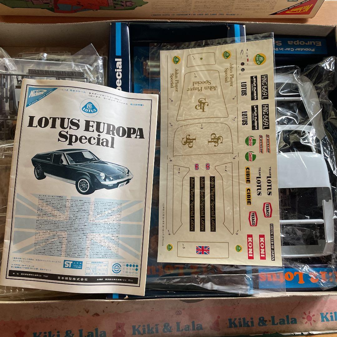 絶版】プラモデル 1/12 ニチモ ロータスヨーロッパスペシャル LOTUS