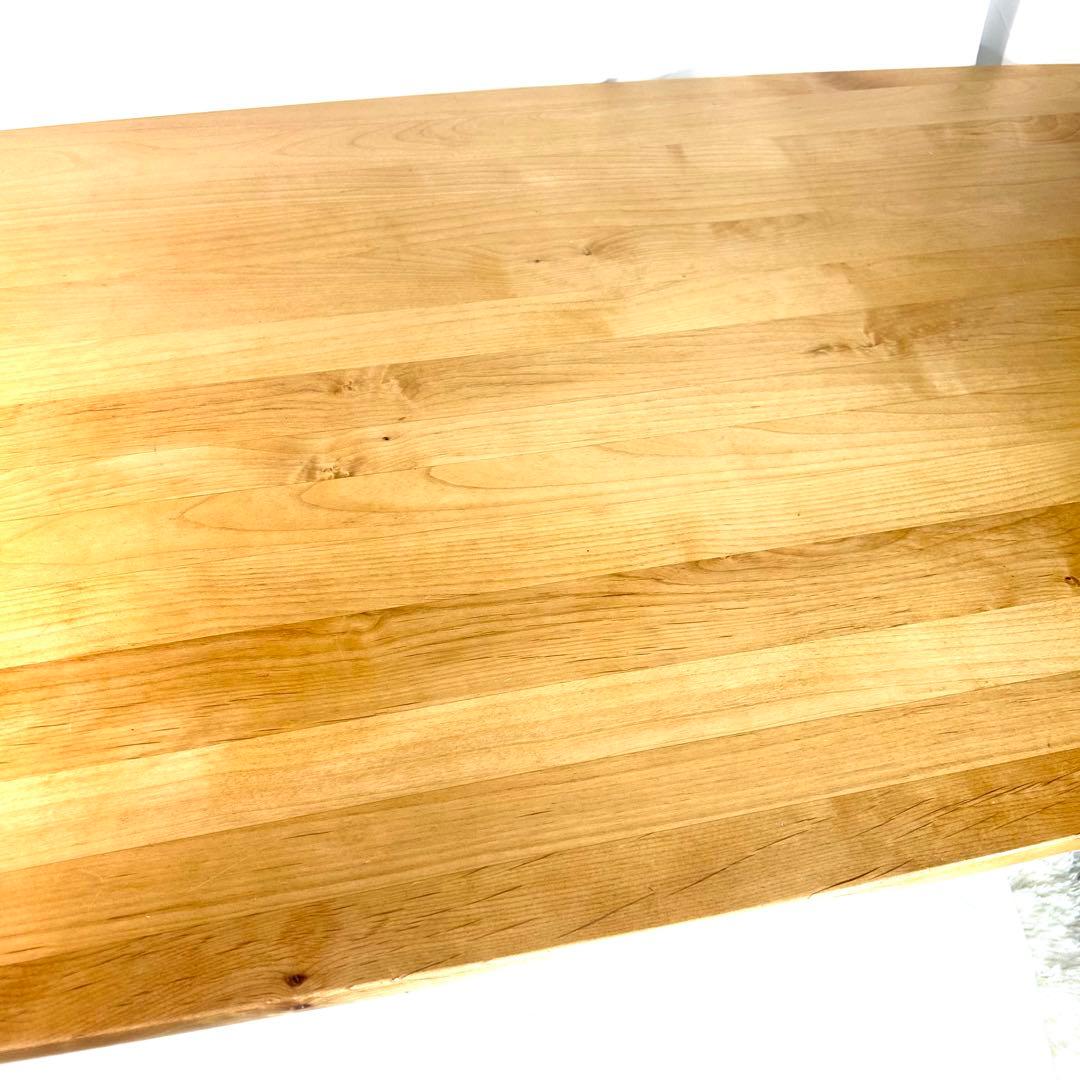 波乗人　無印良品　ダイニングテーブル 天然木　無垢材　テーブルのみ