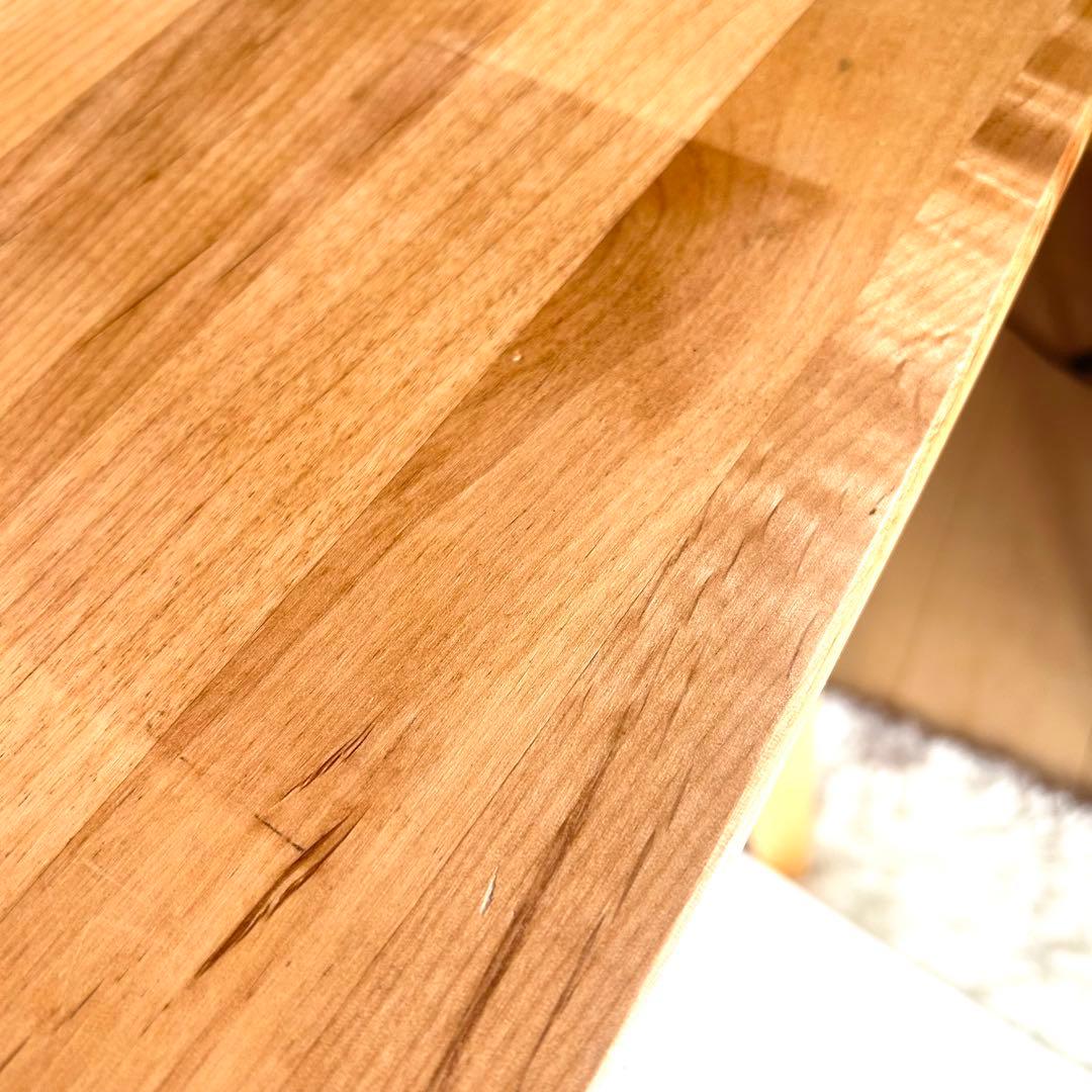 波乗人　無印良品　ダイニングテーブル 天然木　無垢材　テーブルのみ