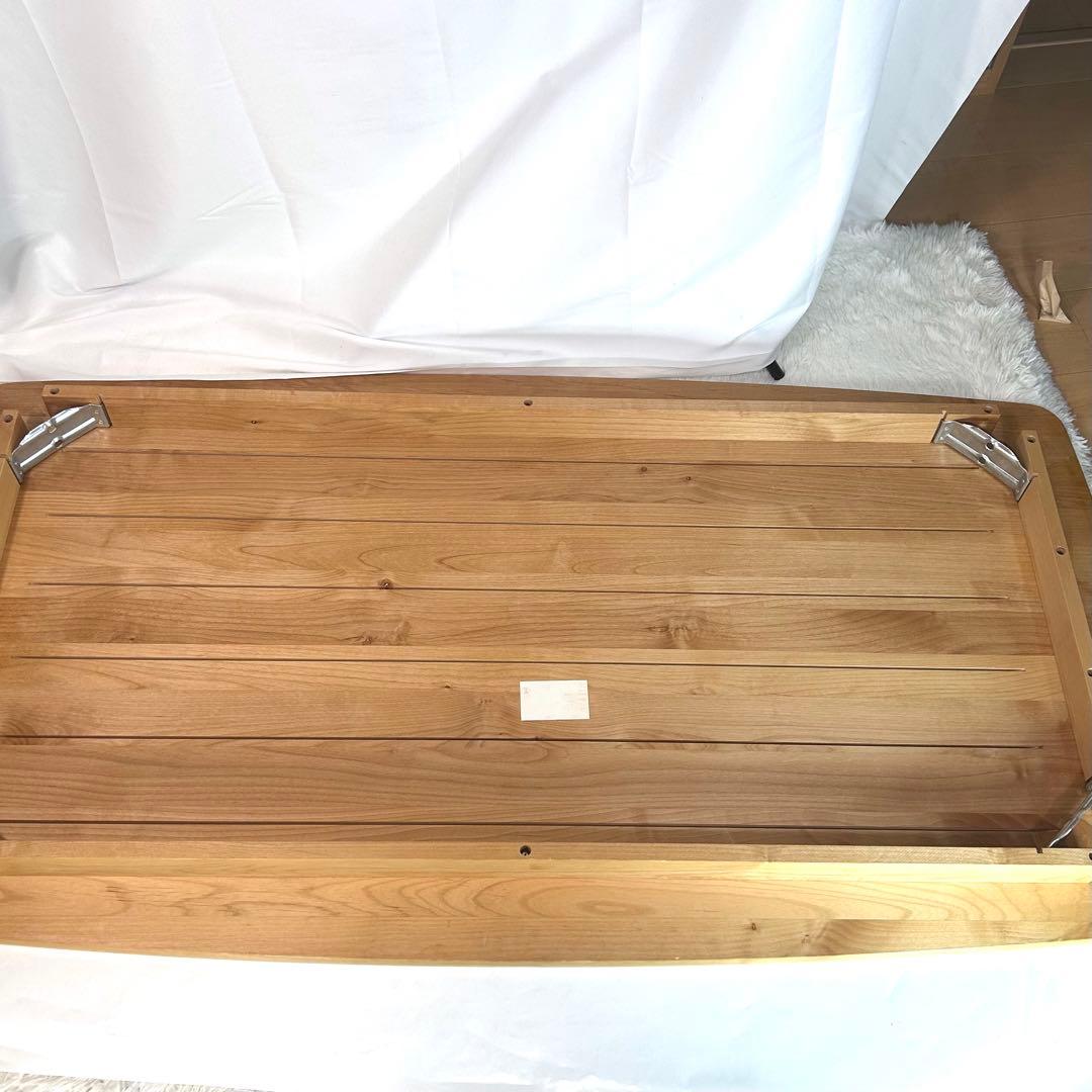 波乗人　無印良品　ダイニングテーブル 天然木　無垢材　テーブルのみ