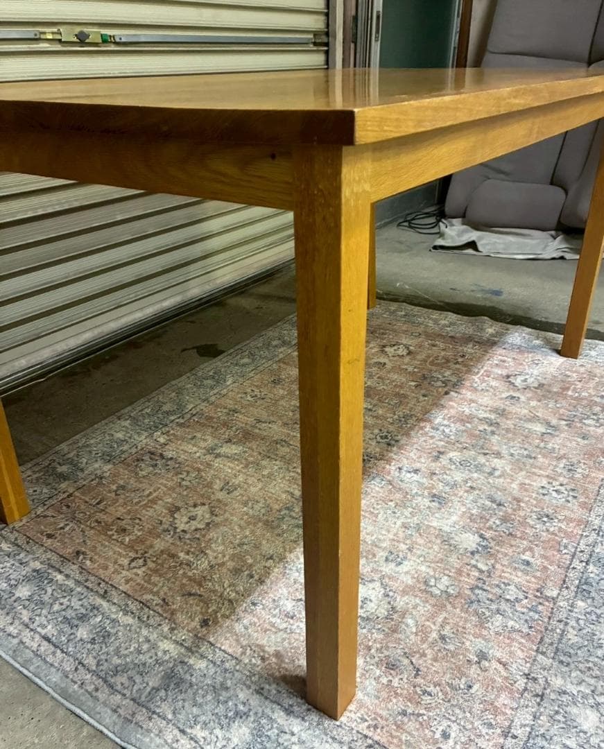 廃盤品 無印良品 無垢材テーブル・オーク材・幅140cm 分解済み