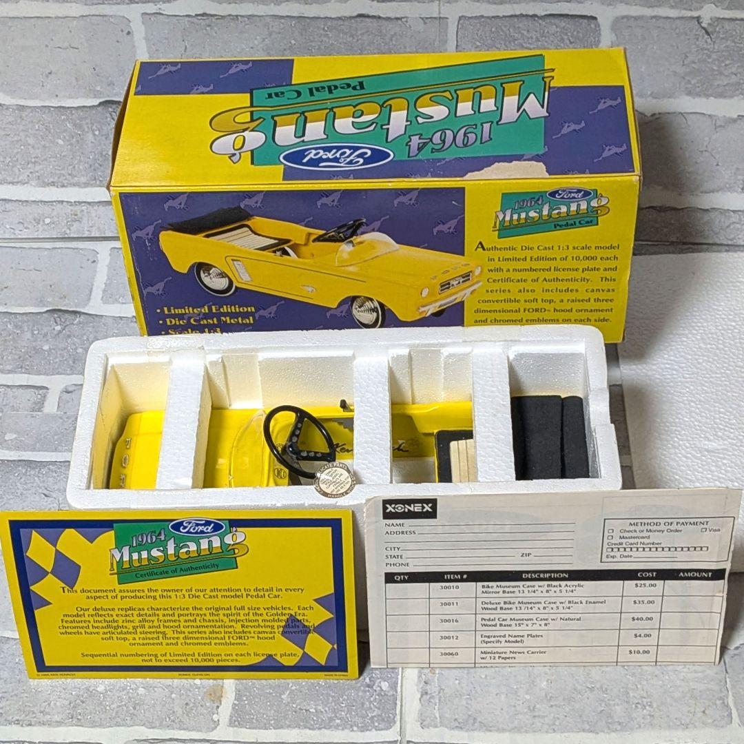 1964 Ford Mustang ペダルカー 1/3 ダイキャスト 限定 箱付