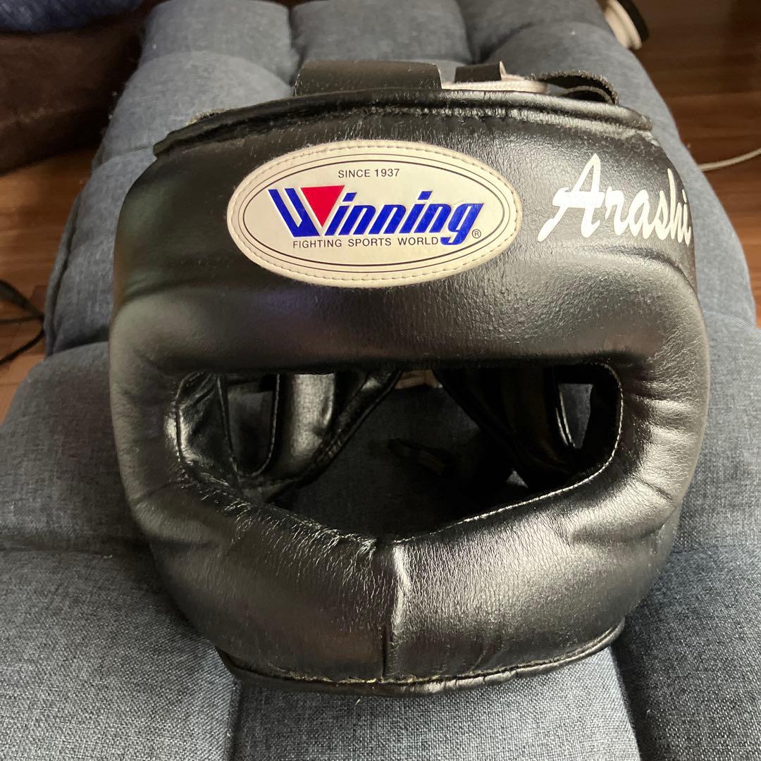 Winning Arashi ヘッドギア 黒　フルフェイス　Mサイズ Winning Arashi ヘッドギア 黒 フルフェイス Mサイズ