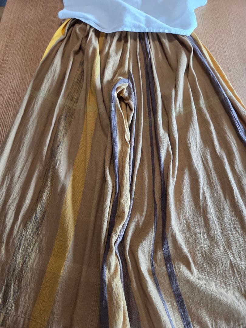 tamaki niimeタマキニイメ ワイドパンツロング イエロー