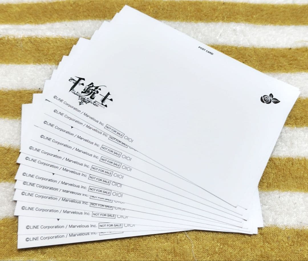 千銃士Limited shop in 新宿マルイ ポストカード 全12種コンプ