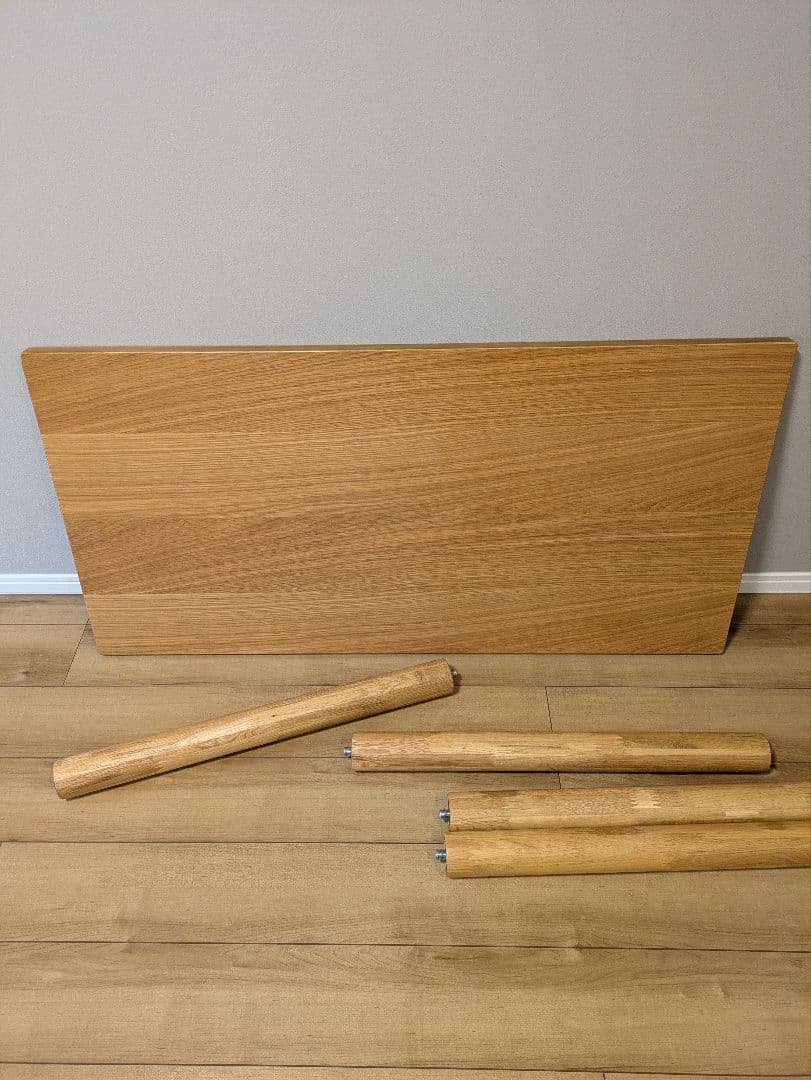 無印良品　オーク材ダイニングテーブル 120×60cm