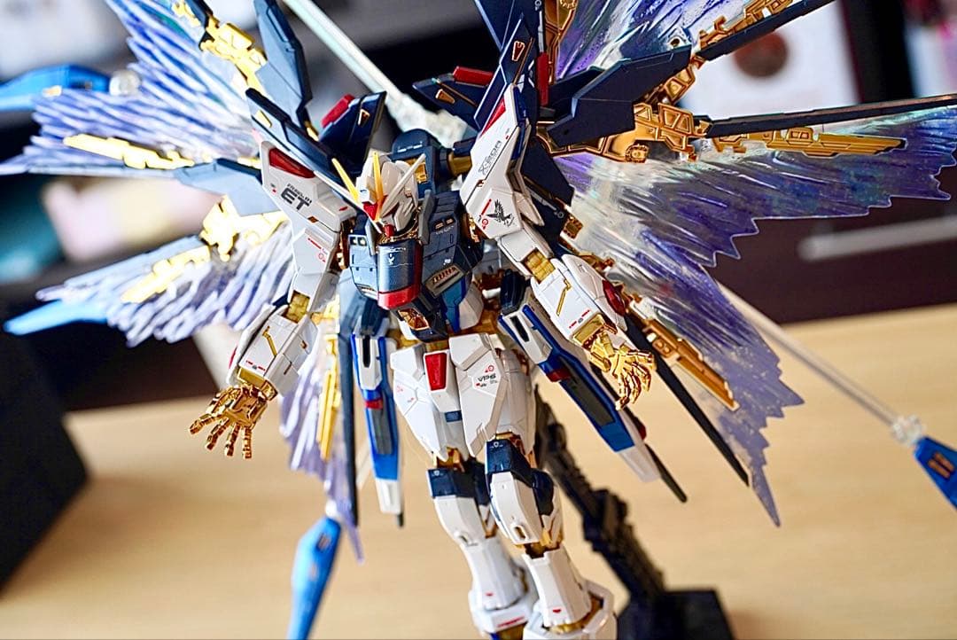 ストフリチタニウム&光の翼セット RG ストライクフリーダムガンダム