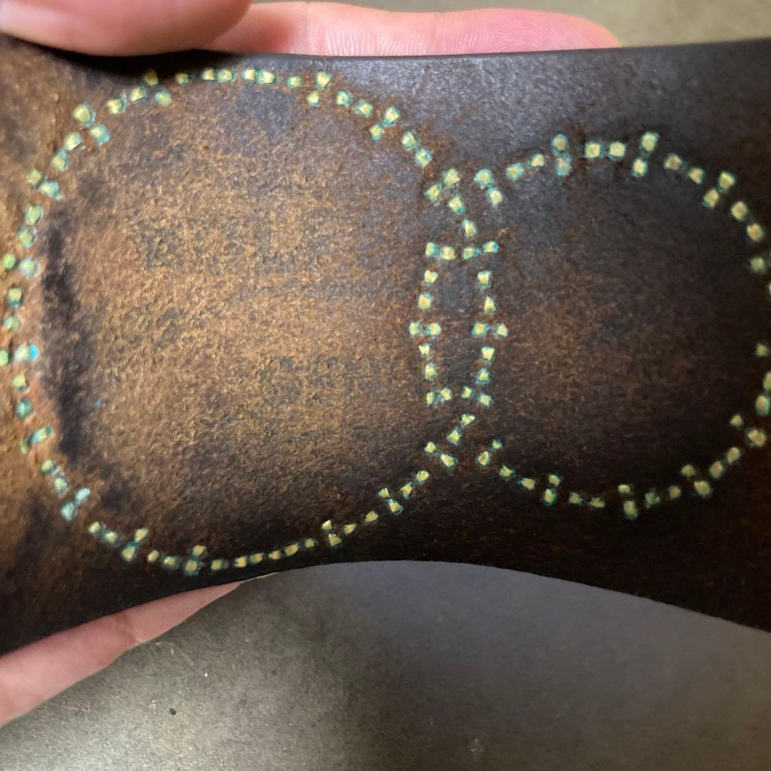 WOLF'S HEAD レザー ブレスレット　キムタク 70mm