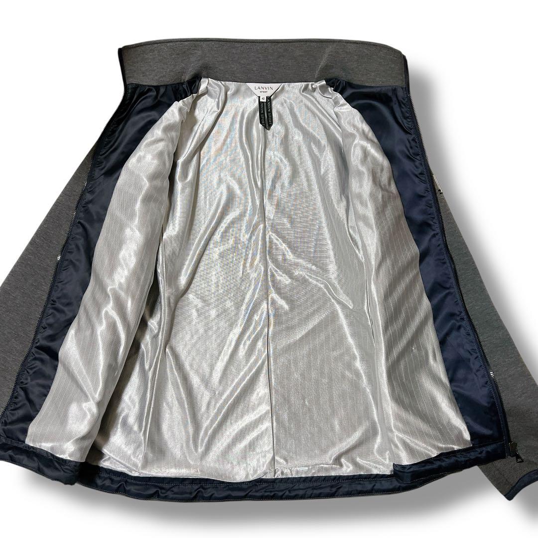 【美品】LANVIN SPORT ヒートナビ 中綿ブルゾン 42 ゴルフ 極美品