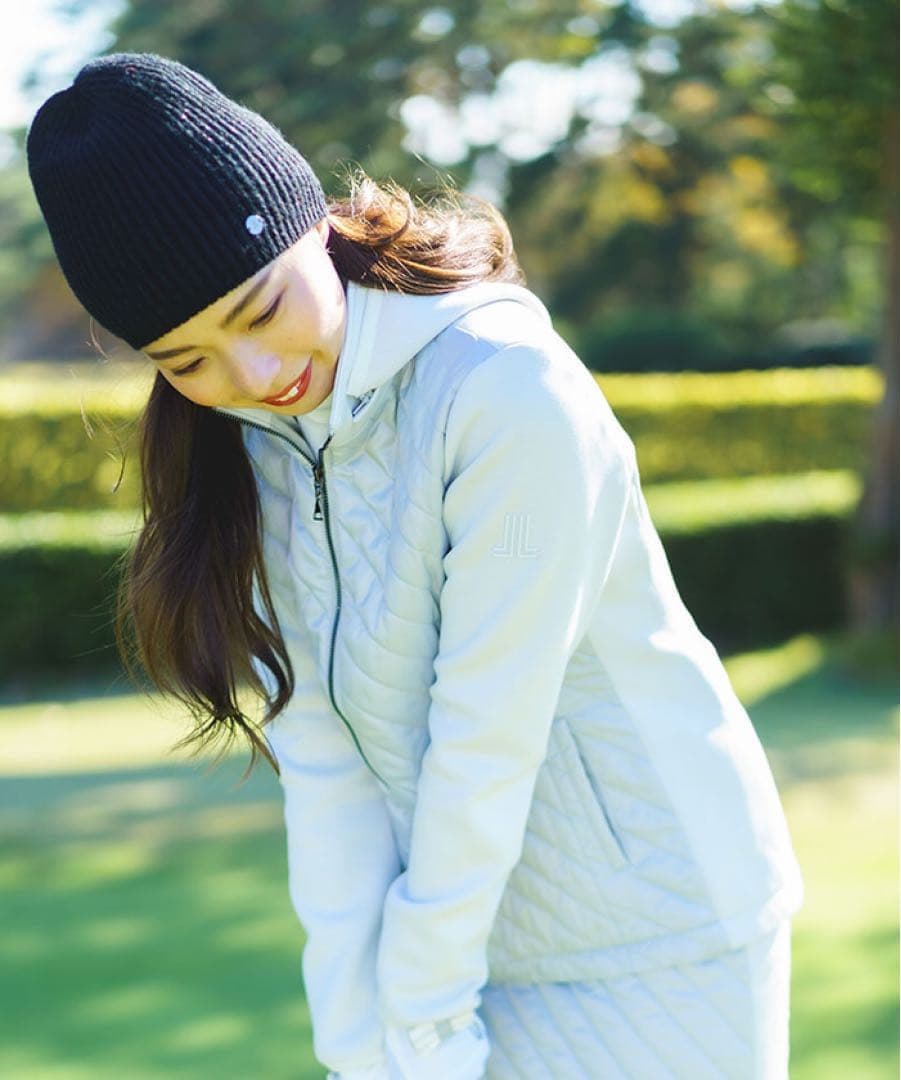 【美品】LANVIN SPORT ヒートナビ 中綿ブルゾン 42 ゴルフ 極美品