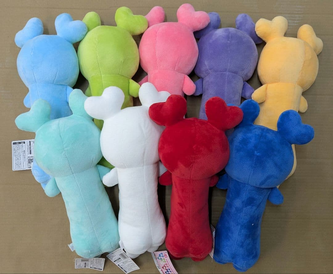 TWICE LOVELYS のびふにゃBIGぬいぐるみ フルコンプ 9個セット