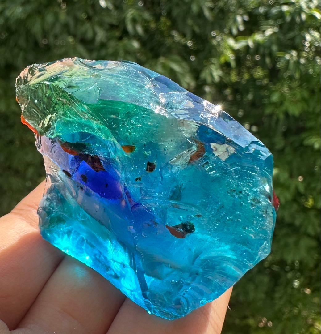 1点物シエラネバダ産アンダラクリスタル マルチカラーレムリア高次元