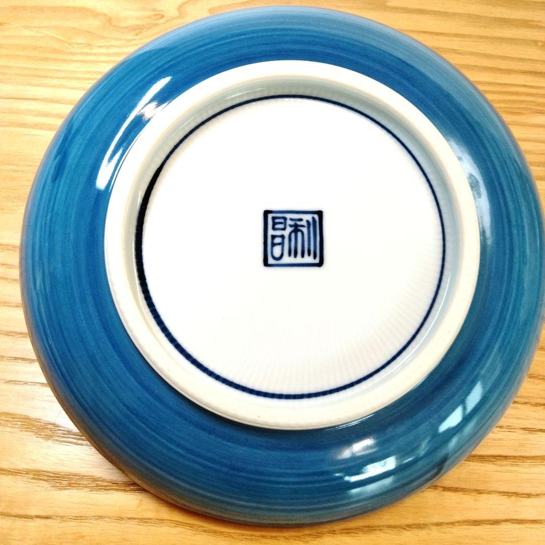 加藤 利昌 清水焼 青華瑞鳥皿5客