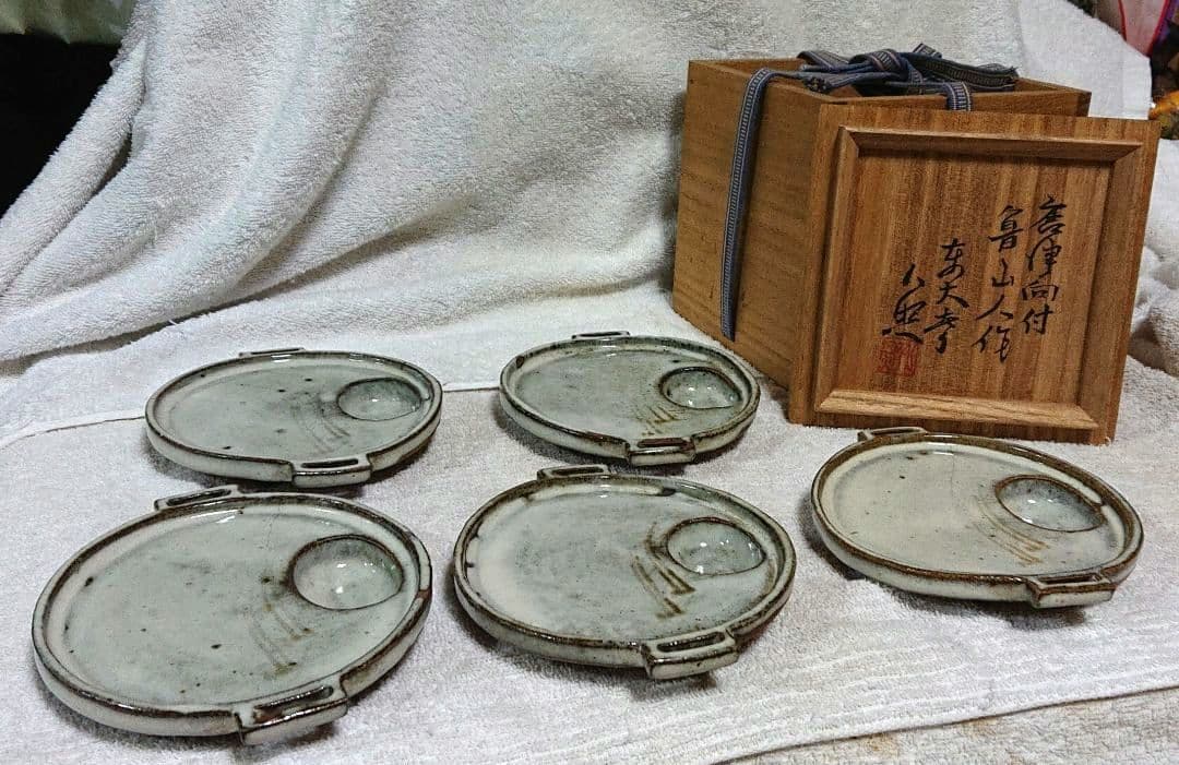 北大路魯山人作向付け5ケ 木箱付きA437 - メルカリ