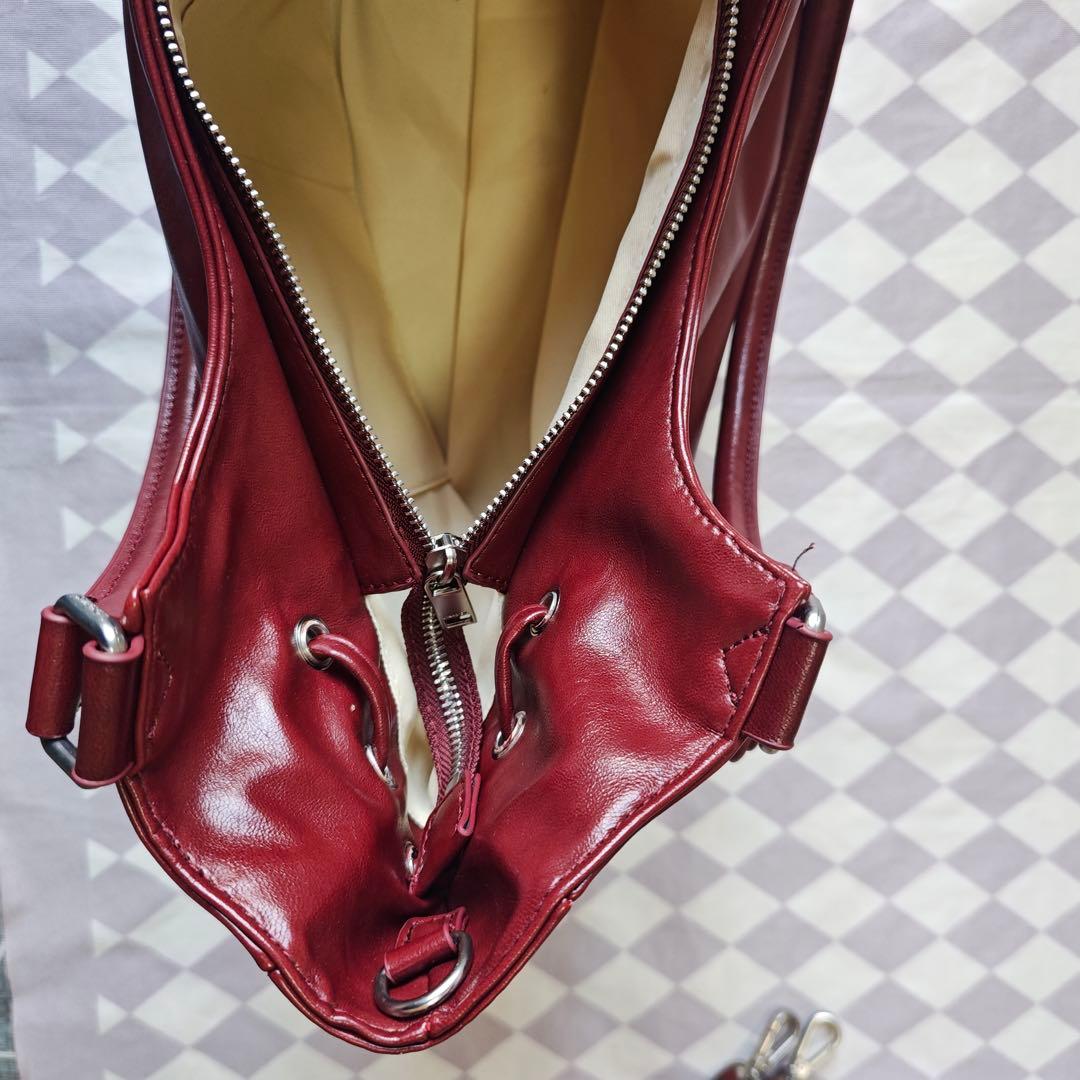 STAND OIL ショルダーバッグ ワインレッド 人気