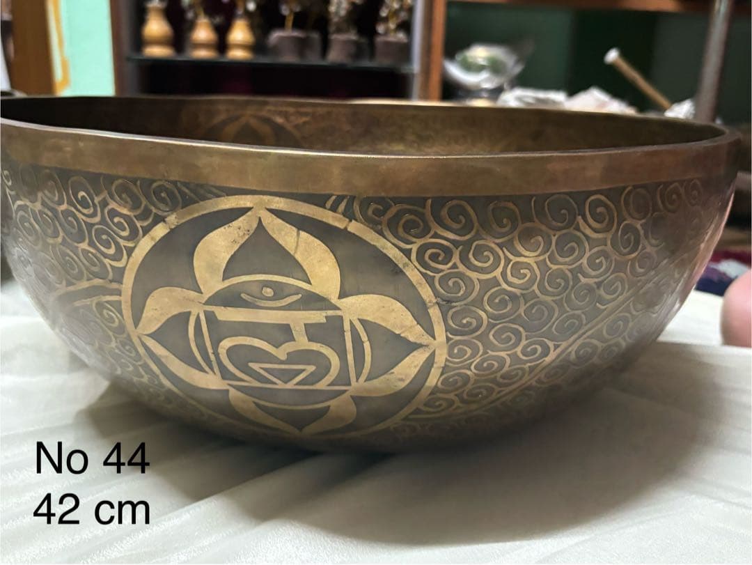 2025 シンギングボウル No 44 42 cm グリーンターラ｜