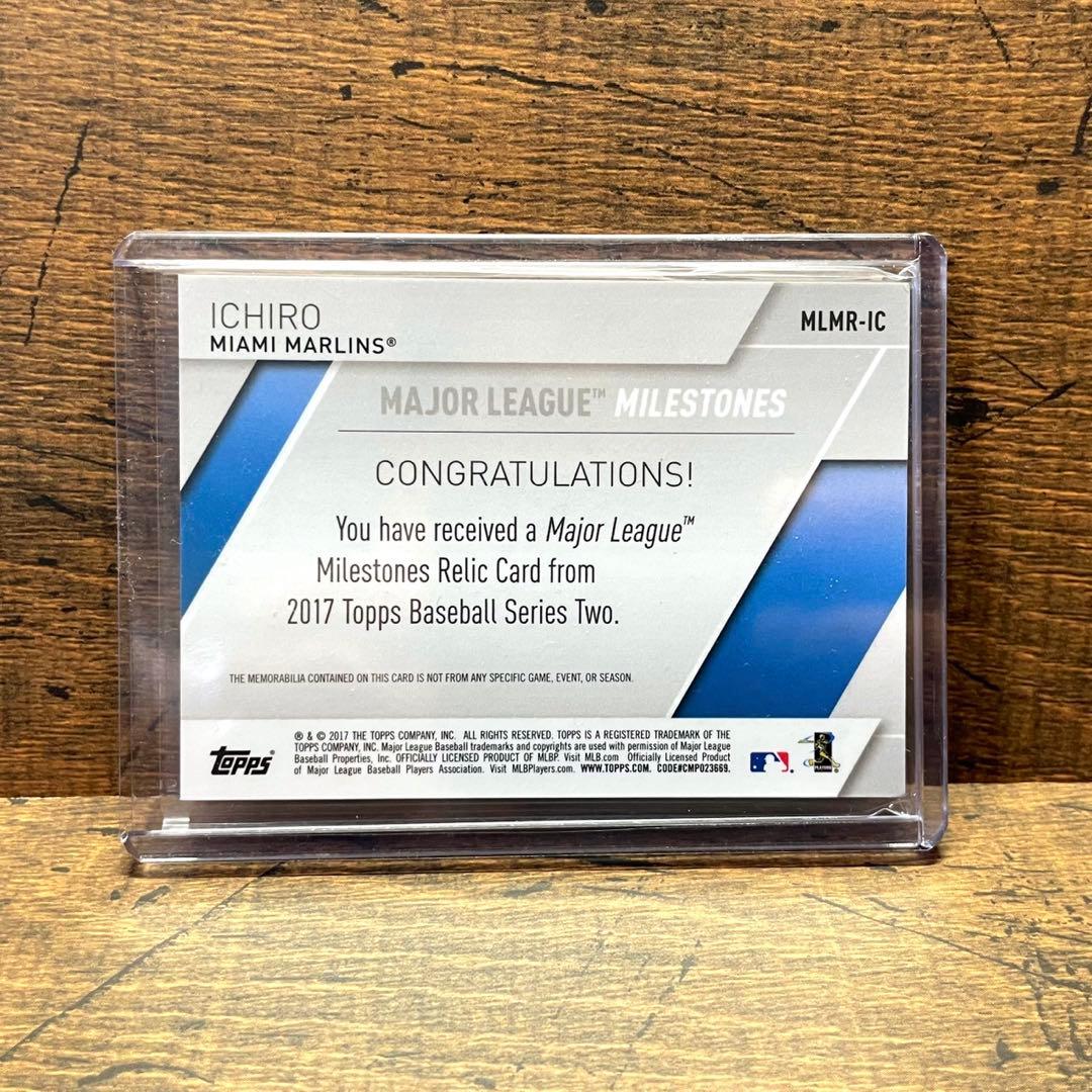 Topps イチロー 入手困難 世界100枚限定 3000本記念ジャージカード