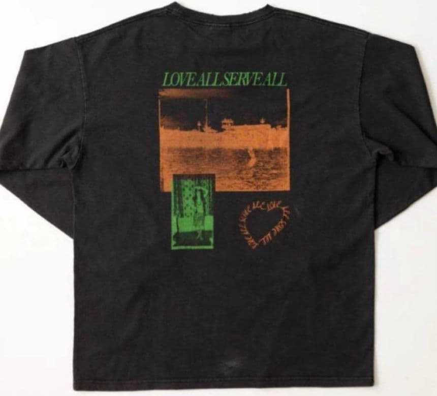 藤井風 LASA ダメージ ロングTシャツ(ダメロンT) サイズM