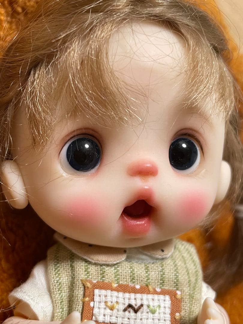 R uu様専用 オビツ11 粘土ドール ヘッドのみ 海外作家様ドール ob11