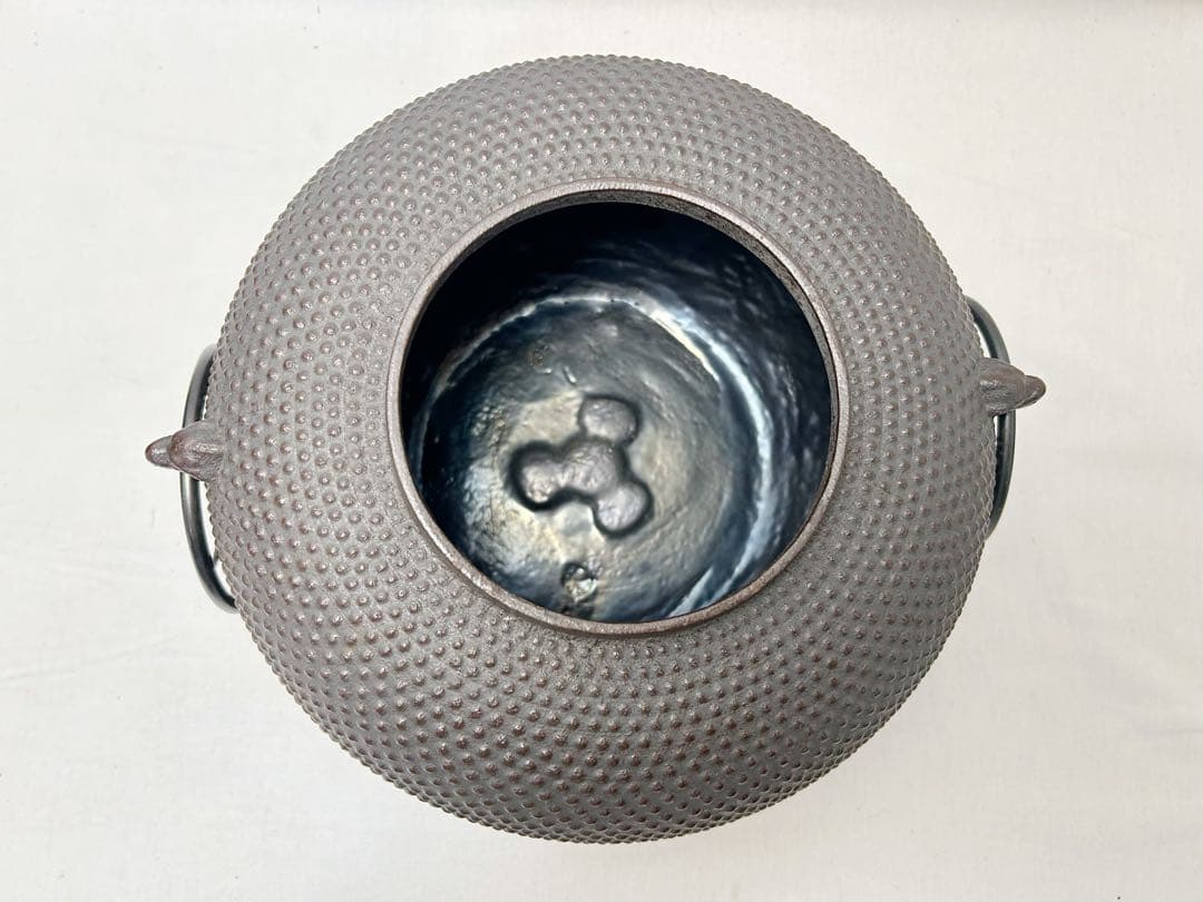 ほぼ未使用 茶道具 黒真塗紅鉢型 野々田商店 電熱器 清光造 蒲団釜 釜