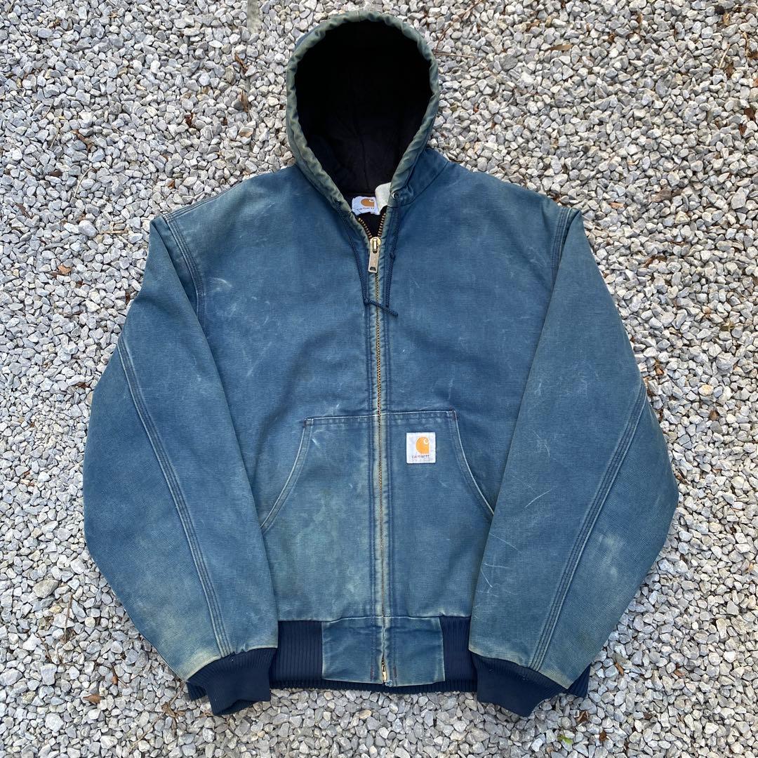 90sUSA製 Carhartt カーハートアクティブジャケット星タグ