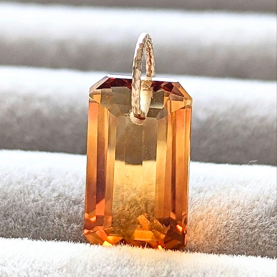 ♢ハイジ✨♢K18 シトリン 4.93ct ネックレスチャーム