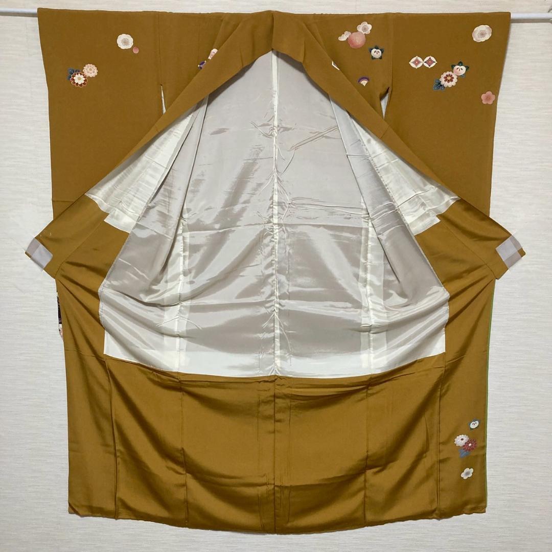 KA1932 振袖 身丈168cm 正絹 着物 成人式 トールサイズ