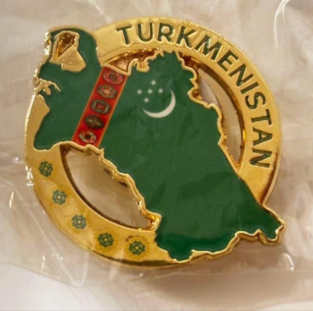 トルクメニスタン ピンバッジ 大阪関西万博 2025 - メルカリ