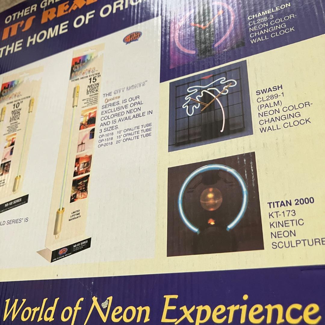 ポストモダン ネオンクロック アメリカン・トイ 振り子時計 掛け時計