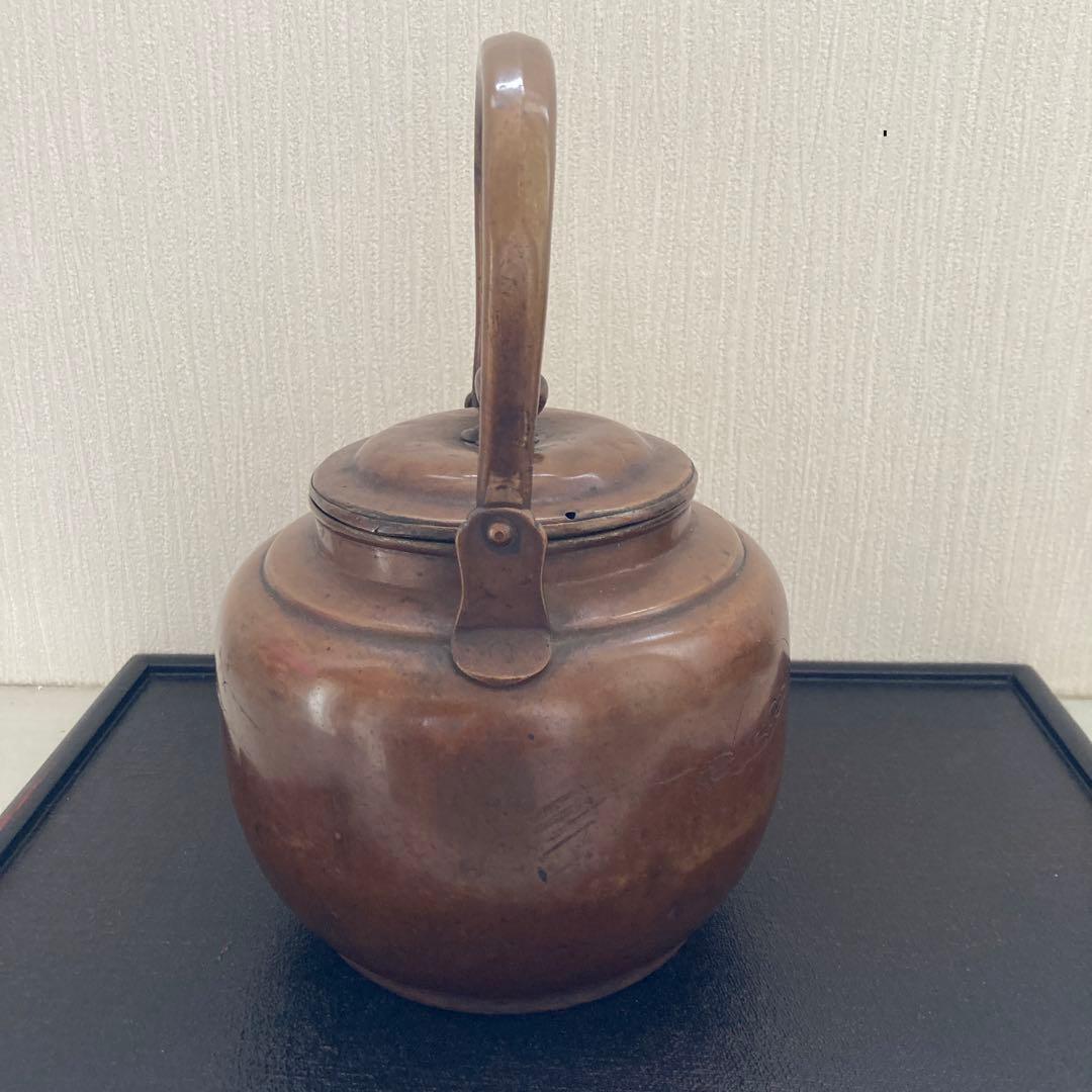 銅器 薬缶 急須 やかん 銅水注 栄専堂 茶道具骨董品