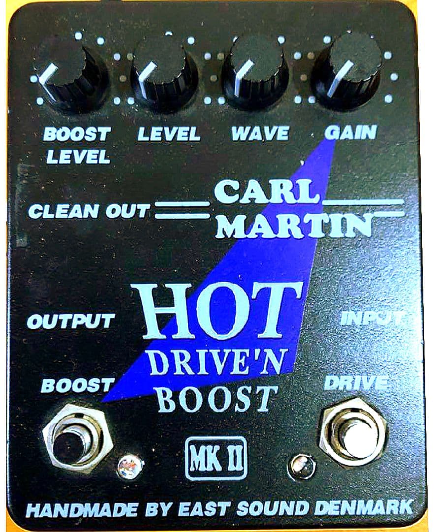 CarlMartin Hot Drive 'n Boost MkIIエフェクター Carl Martin-Hot Drive'n Boost Mk2 シュミレーションレビュー
