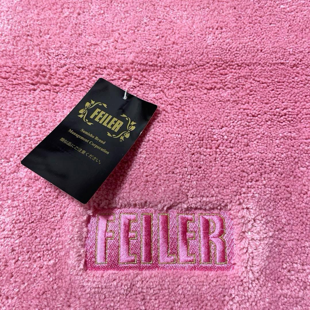 FEILER マット 新品未使用 タグ付き 50×100㎝ フェイラー 花柄刺繍