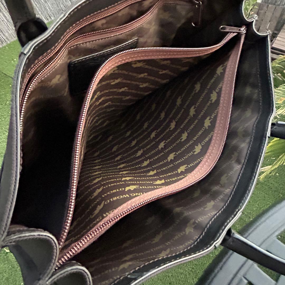 ハンティングワールド　メンズビジネストートバッグ　美品‼️