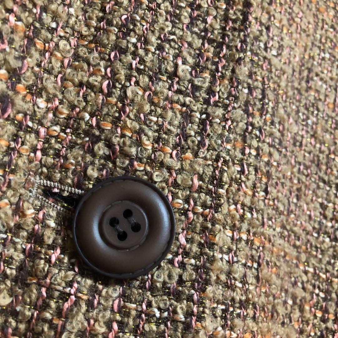 Drowse and yet バックリボン ツイードコート 良品