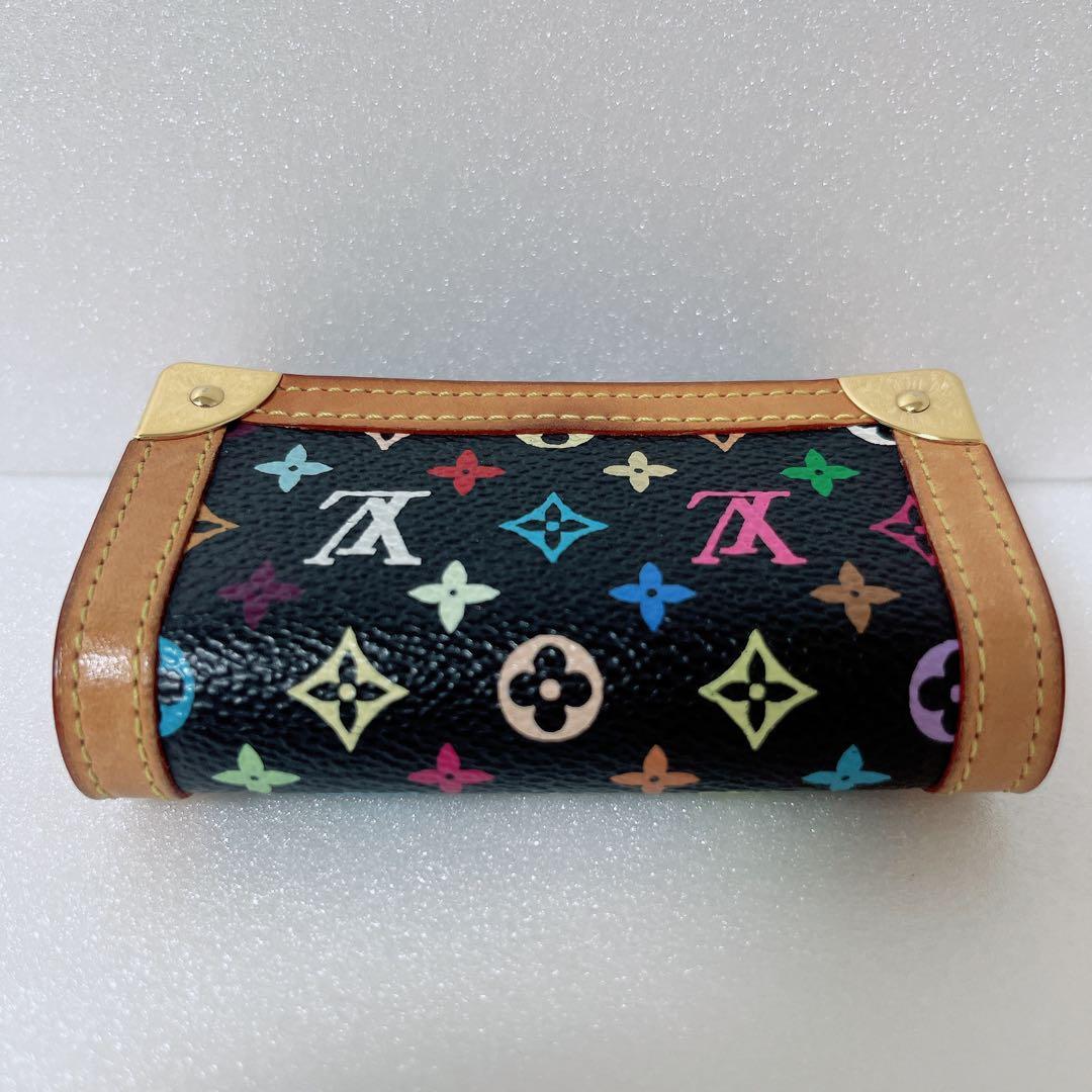 最終価格LOUIS VUITTON ポルトモネ プラ 小銭入れ財布 マルチカラー