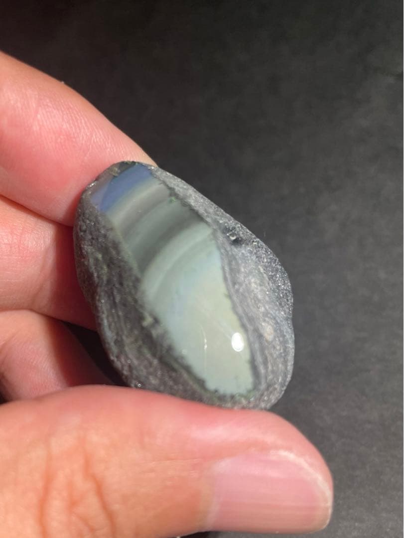 研磨品 十勝石玲瓏特選5個セット レインボーオブシディアン - メルカリ