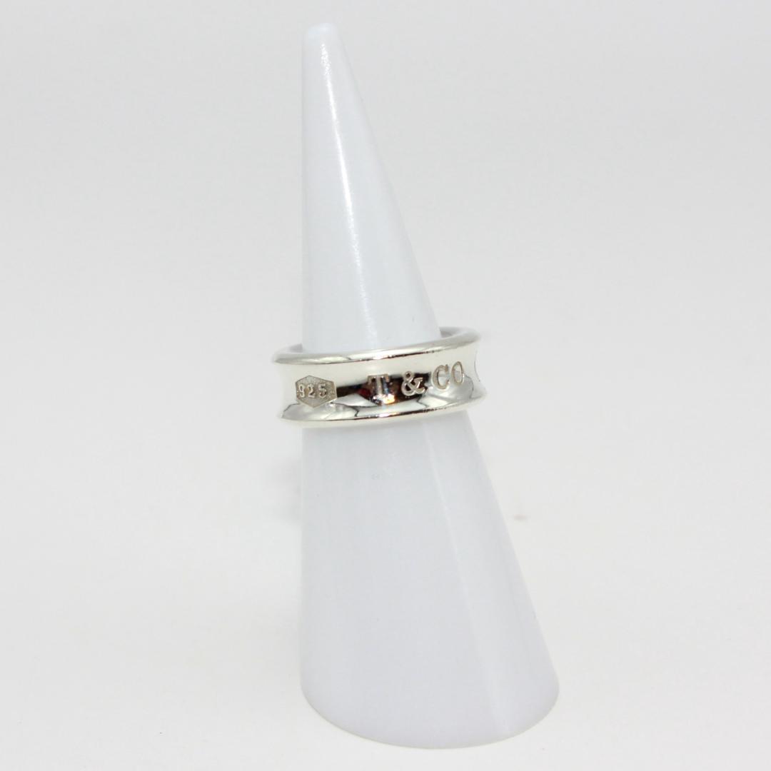 美品 Tiffany&Co. アクセサリー 1837 ナロー リング 8号