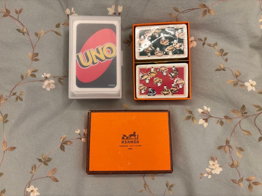 エルメス犬柄ミニトランプデック新品未使用