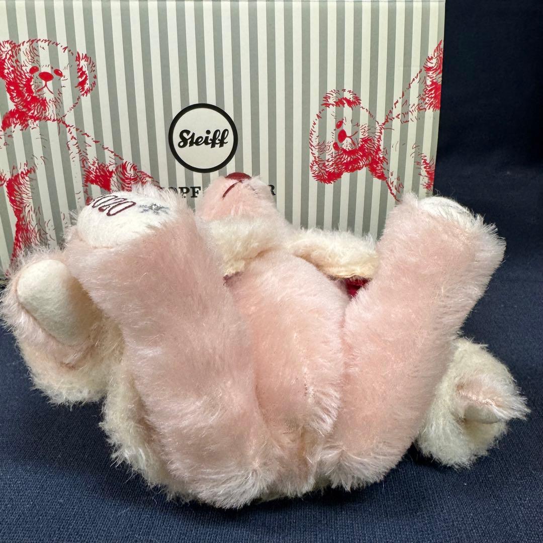 137-68 限定品 シュタイフ 2020 リトルサンタ ピンク テディベア